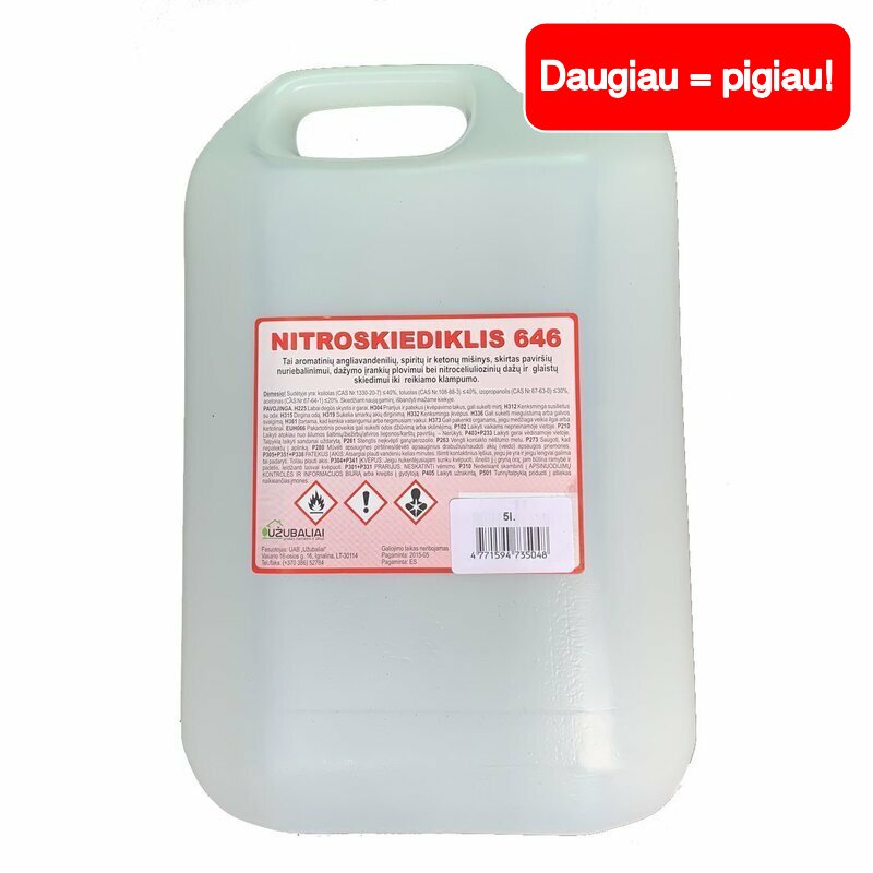 Nitroskiediklis 646, 5 l