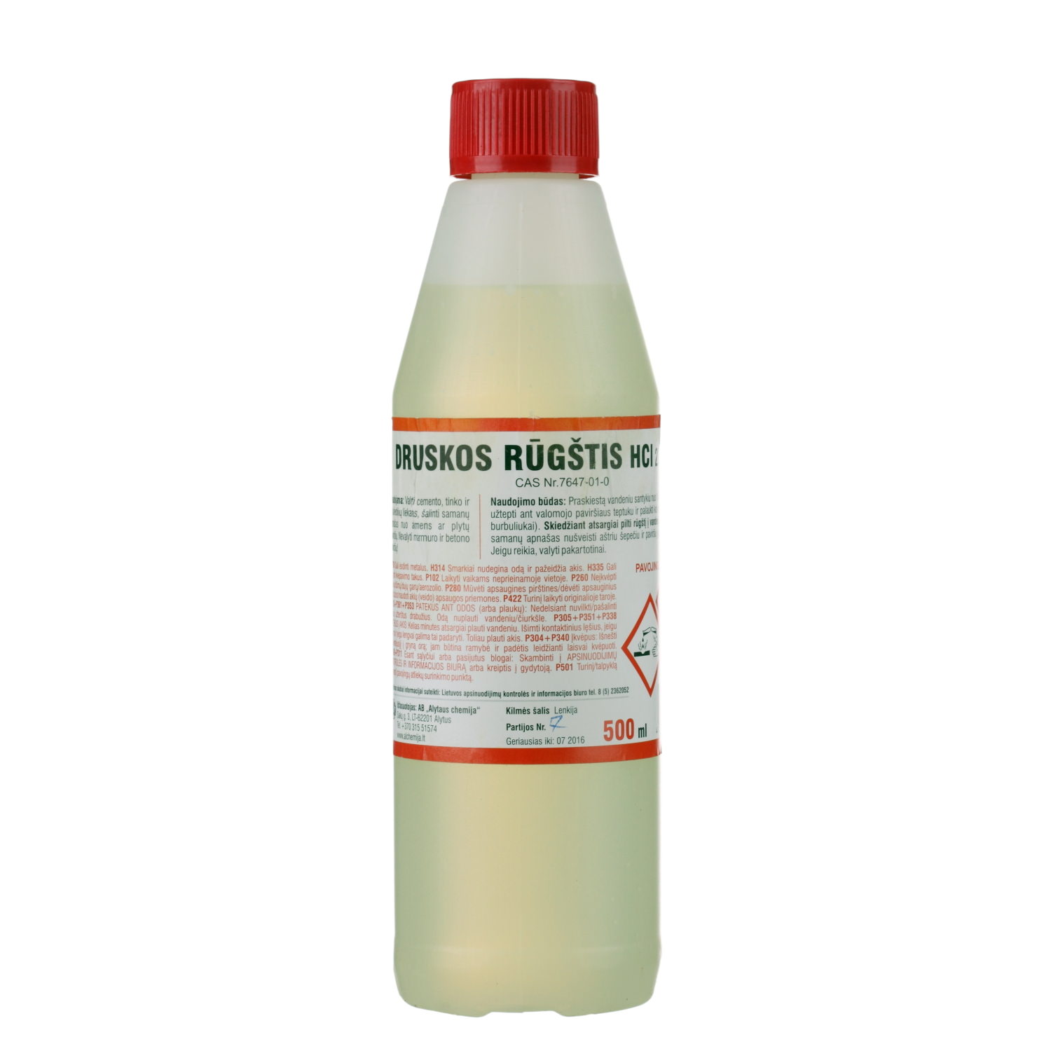 Druskos rūgštis, 500 ml