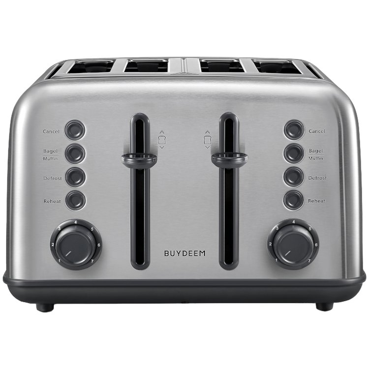 BUYDEEM 4 Slice Toaster, model DT640E, color Stainless Stell, EU