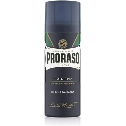 Proraso Blue Protettiva Shaving Foam Drėkinančios skutimosi putos, 50ml