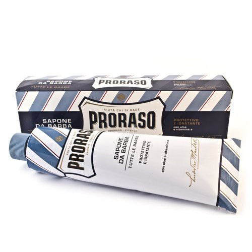 Proraso Blue Sapone de Barba Drėkinantis skutimosi veido kremas, 150ml