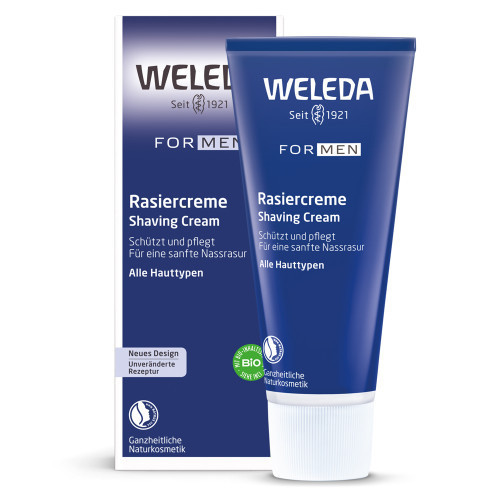 Weleda Shaving Cream For Men Skutimosi kremas, 75ml