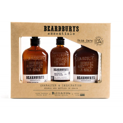 Beardburys Essentials Facial Kit Veido priežiūros rinkinys, 1 vnt.