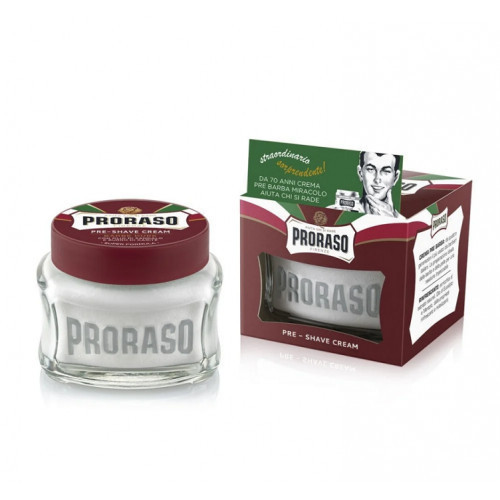 Proraso Pre-Shave Cream Moisturising and Nourishing Maitinantis kremas prieš skutimąsi, 100ml