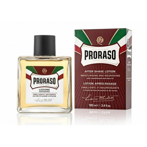 Proraso After Shave Lotion Moisturizing and Nourishing Maitinantis losjonas po skutimosi, 100ml