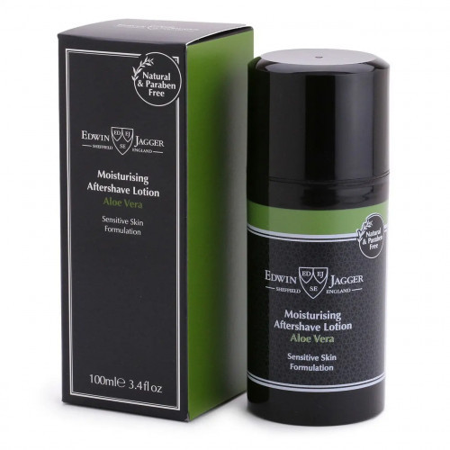 Edwin Jagger Moisturising Aftershave Lotion Losjonas po skutimosi, Aloe Vera