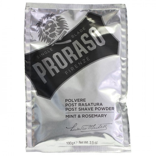 Proraso Post Shave Powder Mint & Rosemary Pudra po skutimosi, 100g