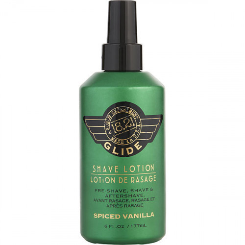 18.21 Man Made Glide Shave Lotion Spiced Vanilla Skutimosi priemonė vyrams, 177ml
