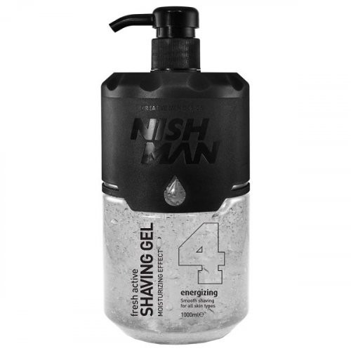 Nishman Clear Shaving Gel Bespalvis skutimosi gelis, 1000ml
