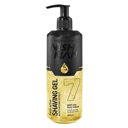 Nishman Gold One Shaving Gel Skutimosi gelis, 400ml