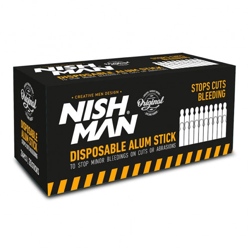 Nishman Disposable Alum Stick Vienkartinės alūno lazdelės, 24x20 vnt.
