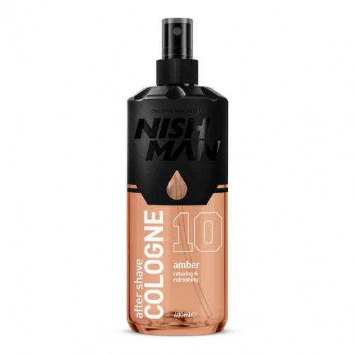 Nishman After Shave Cologne Amber 10 Losjonas po skutimosi, 400ml