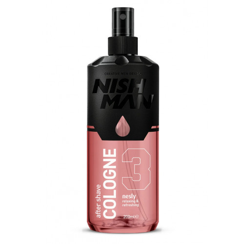 Nishman After Shave Cologne Nesly 3 Losjonas po skutimosi, 200ml
