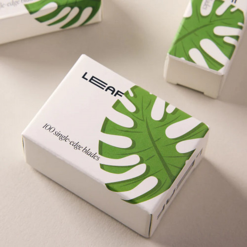 Leaf Shave Single- Edge Blades Vienašmeniai skutimosi peiliukai, 100vnt