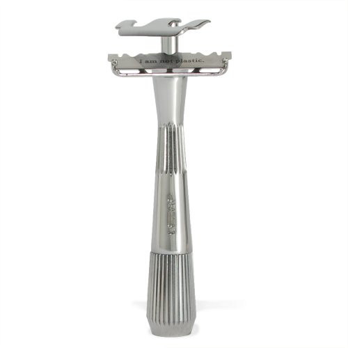 Leaf Shave The Thorn Single- Edge Razor Vienašmenis skustuvas, Chrome