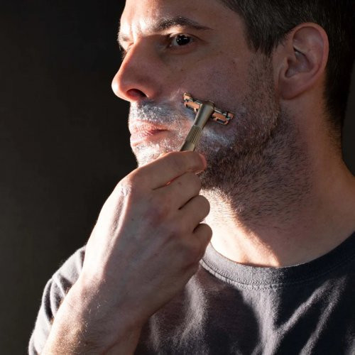 Leaf Shave The Thorn Single- Edge Razor Vienašmenis skustuvas, Silver
