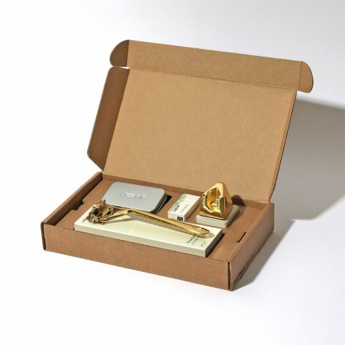 Leaf Shave The Leaf Kit Skutinosi priemonių rinkinys, Gold