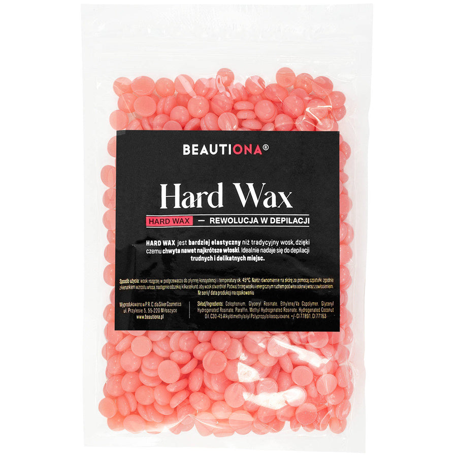 Kietasis depiliacijos vaškas granulėmis PINK, 100 g