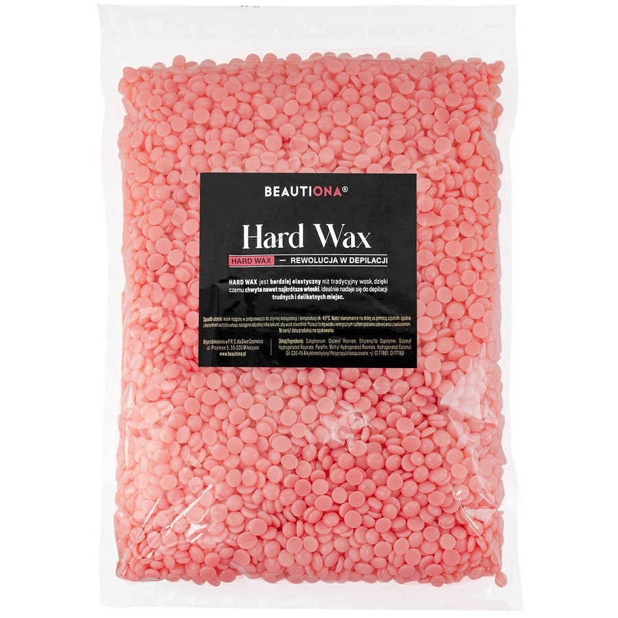 Kietasis depiliacijos vaškas granulėmis PINK, 1000 g