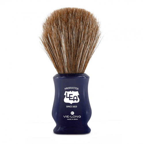 LEA Natural Hair Shaving Brush Skutimosi šepetėlis su natūraliais šereliais, 1 vnt.