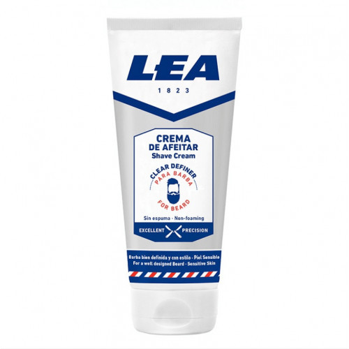 LEA Shave Cream Barzdos skutimo ir modeliavimo kremas jautriai odai, 75ml