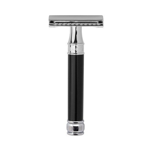 Edwin Jagger Double Edge DE Razor Skustuvas, Black
