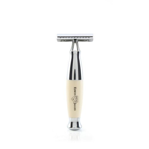 Edwin Jagger Chrome DE Safety Razor Skustuvas, Ivory