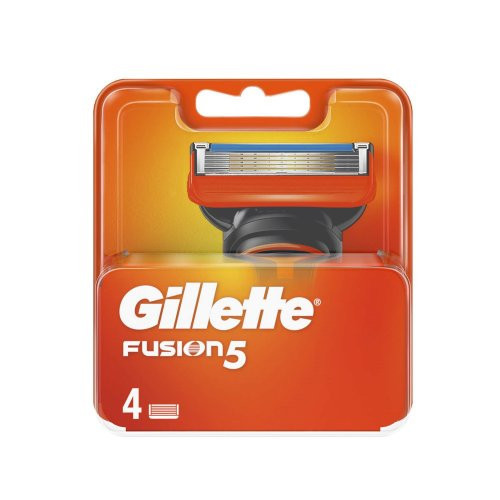 Gillette Fusion 5 Razor Blades Skutimosi peiliukai, 4 vnt.