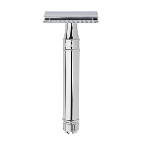 Edwin Jagger Chrome DE Safety Razor Dviašmenis skustuvas, 1 vnt.