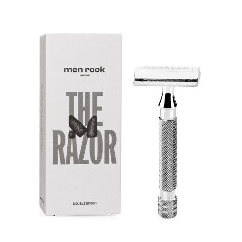 Men Rock Doubled Edged Razor Dviašmenis skustuvas, 1vnt.