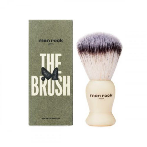Men Rock Synthetic Shaving Brush Skutimosi šepetėlis su sintetiniais šeriais, 1vnt.