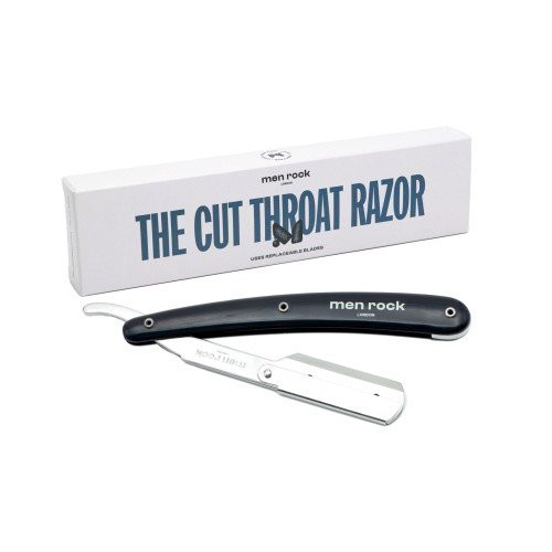 Men Rock Shavette The Cut Throat Razor Vienašmenis skutimosi peilis, 1vnt.