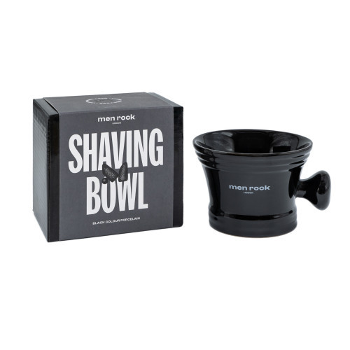 Men Rock Porcelain Shaving Bowl Porcelianinis skutimosi indelis, 1vnt.
