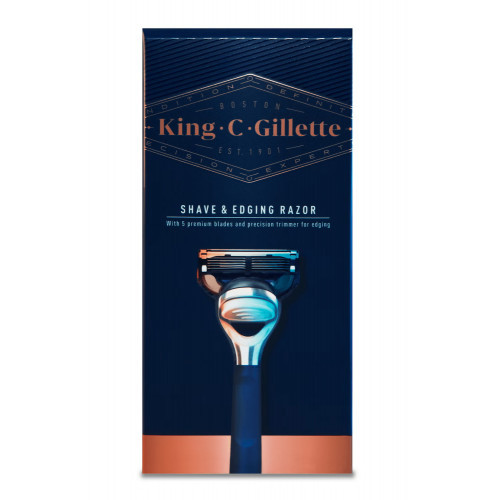 Gillette King C. Gillette Shave and Edging Razor Dviašmenis skustuvas, 1vnt.