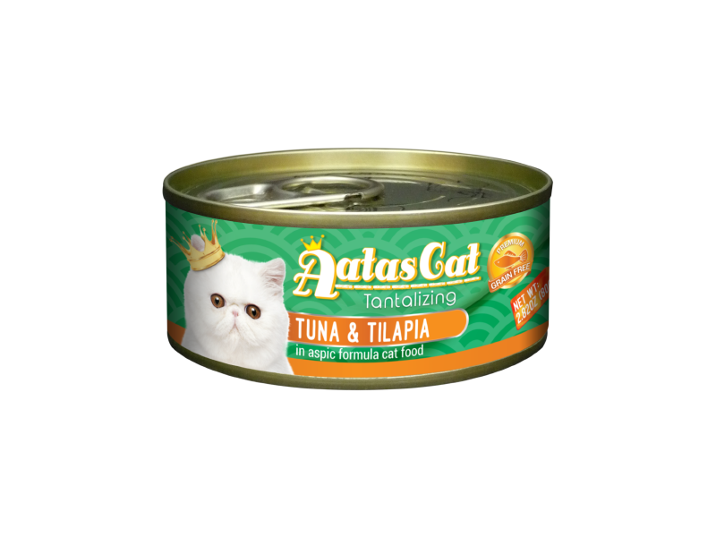 Aatas Cat Tantalizing Tuna Tilapia Konservai Katėms Su Tunu Ir Tilapia 80g