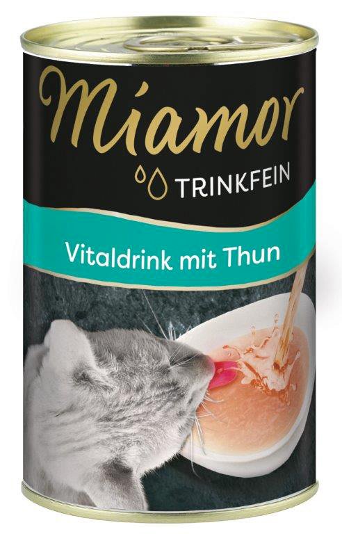 MIAMOR TRINKFEIN VITALDRINK GĖRIMAS KATĖMS SU TUNU 135ml