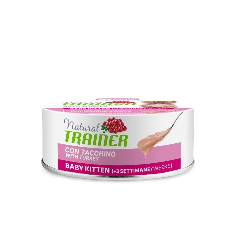 NT Cat Baby Kitten Turkey konservai kačiukams 80g