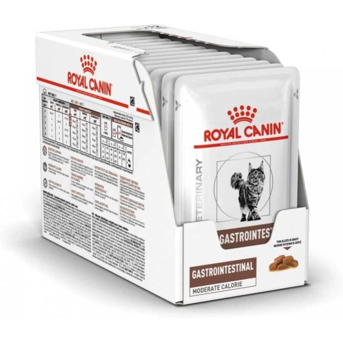 Royal Canin Intestinal Gastro Moderate Calorie drėgnas maistas katėms, 85 g