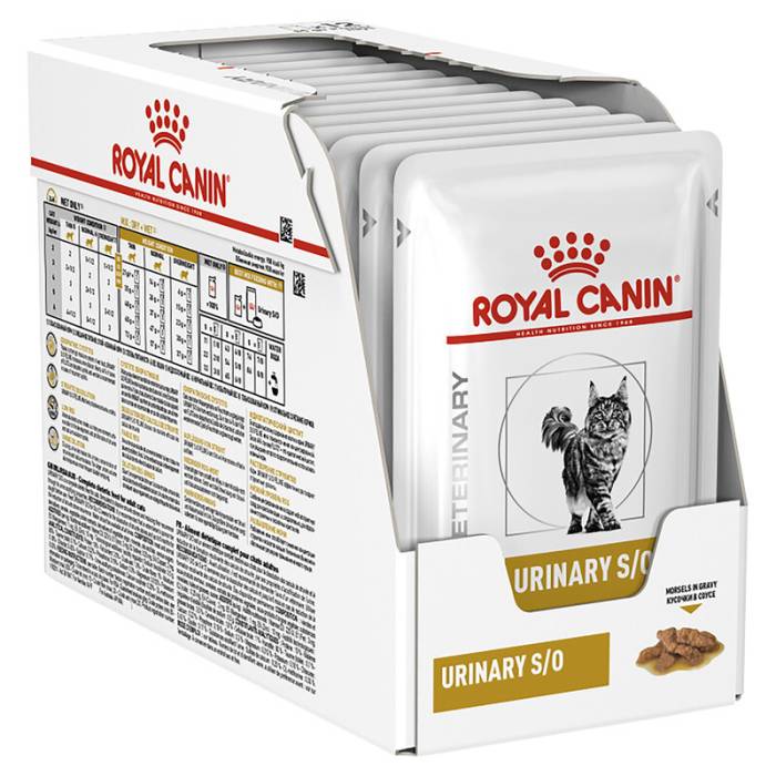 ROYAL CANIN Urinary S/O drėgnas maistas katėms su gabaliukais padaže, 85 g