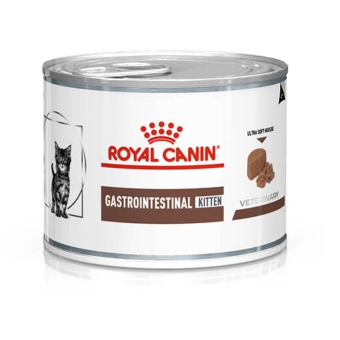 Royal Canin Veterinary Gastrointestinal drėgnas maistas kačiukams, sveikam virškinimui, 195 g