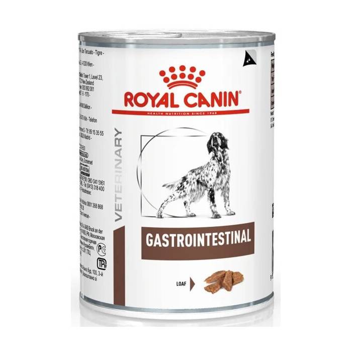 Royal Canin Veterinary Gastrointestinal drėgnas maistas virškinimo problemų turintiems šunims, 400 g