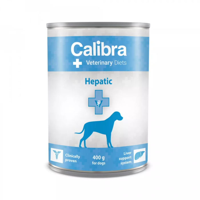 Calibra Veterinary Diets Dog Hepatic drėgnas maistas šunims, sergantiems kepenų ligomis, 400 g