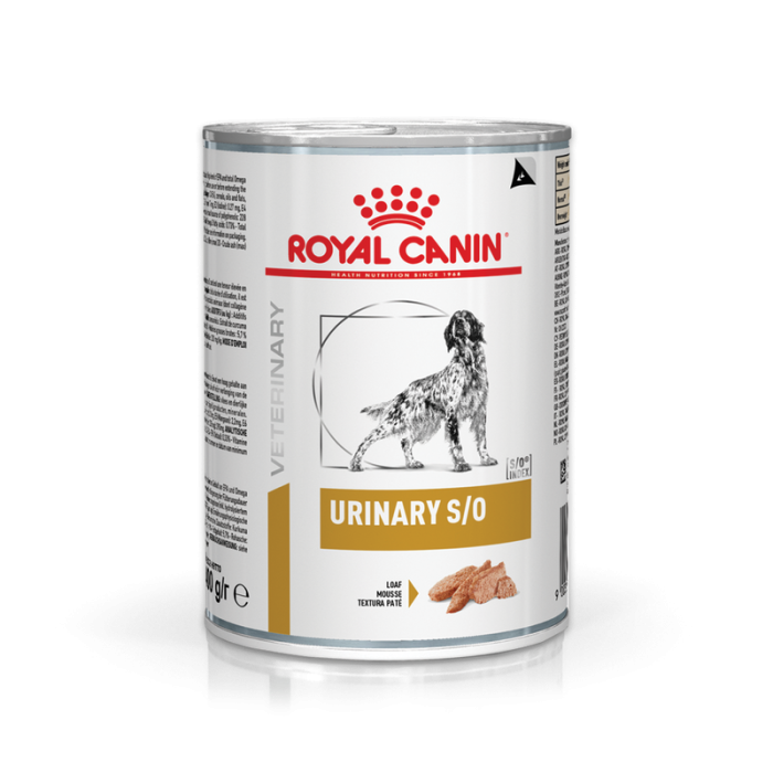 Royal Canin Veterinary Urinary S/0 drėgnas maistas šunims, turintiems inkstų problemų, 410 g