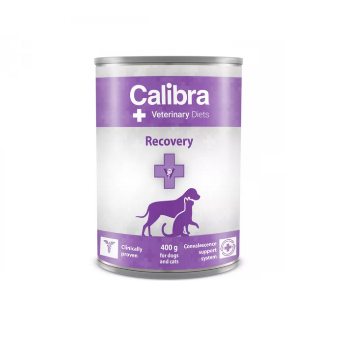 Calibra Veterinary Diets Dog - Cat Recovery drėgnas maistas katėms ir šunims, greitesniam atsistatymui, 400 g