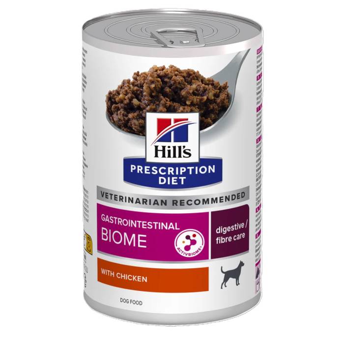 Hill's Prescription Diet Canine Gastrointestinal Biome konservai šunims, sergantiems žarnyno ligomis, 370g