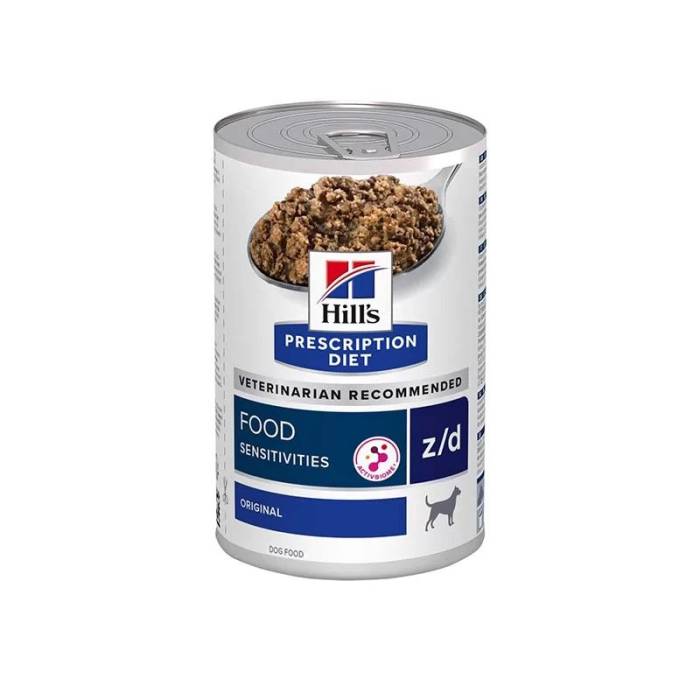 Hill's Prescription Diet Food Sensitivities z/d Original drėgnas maistas šunims, netoleruojantiems maisto, 370 g