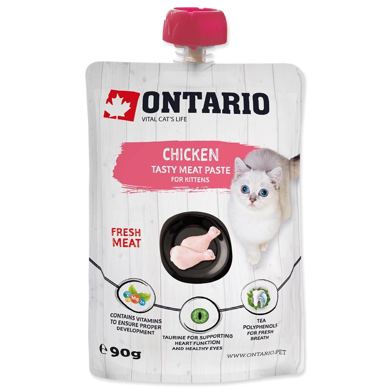 ONTARIO KITTEN CHICKEN FRESH MEAT PASTE paštetas kačiukams 90g