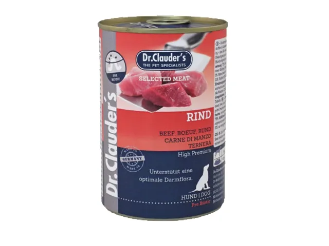 DR. CLAUDER'S drėgnas maistas šunims su jautiena 6x400g