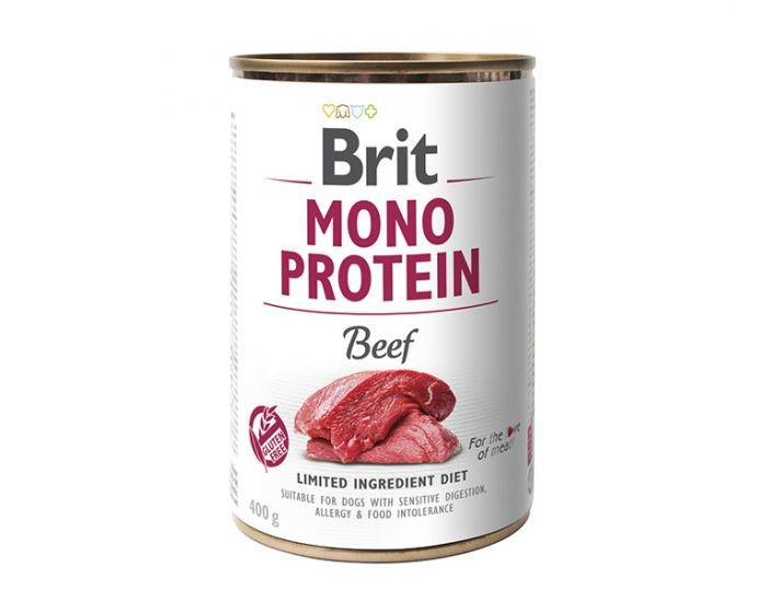 Brit Care Mono Protein Beef vieno baltymo konservai šunims su jautiena 400g