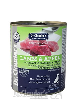 DR. CLAUDER’S DRĖGNAS MAISTAS SU ĖRIENA IR OBUOLIAIS KAULAMS IR SĄNARIAMS 400g